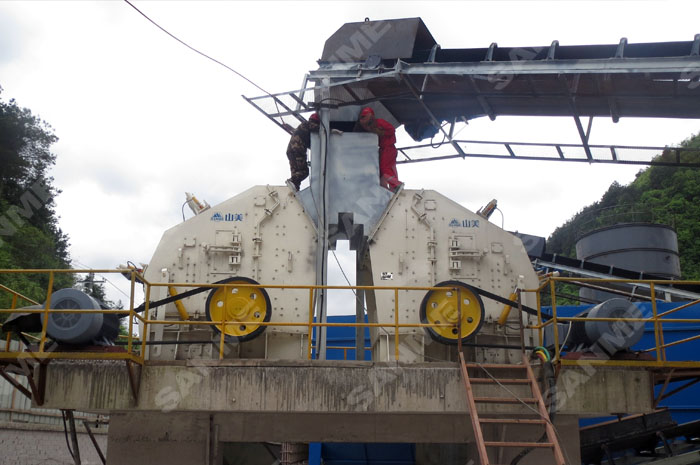 山美反擊式破碎機(jī)助力湖南省邵陽縣蓮花山建筑石料用灰?guī)r礦項(xiàng)目順利投產(chǎn)