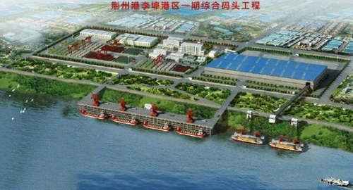 湖北一永久性砂石集并中心建成，總投資約2.5億元，年設計吞吐量360萬噸