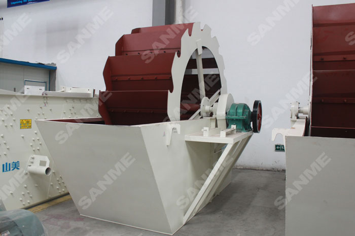 輪式洗砂機有什么優(yōu)點？哪里可以定制輪斗洗砂機？